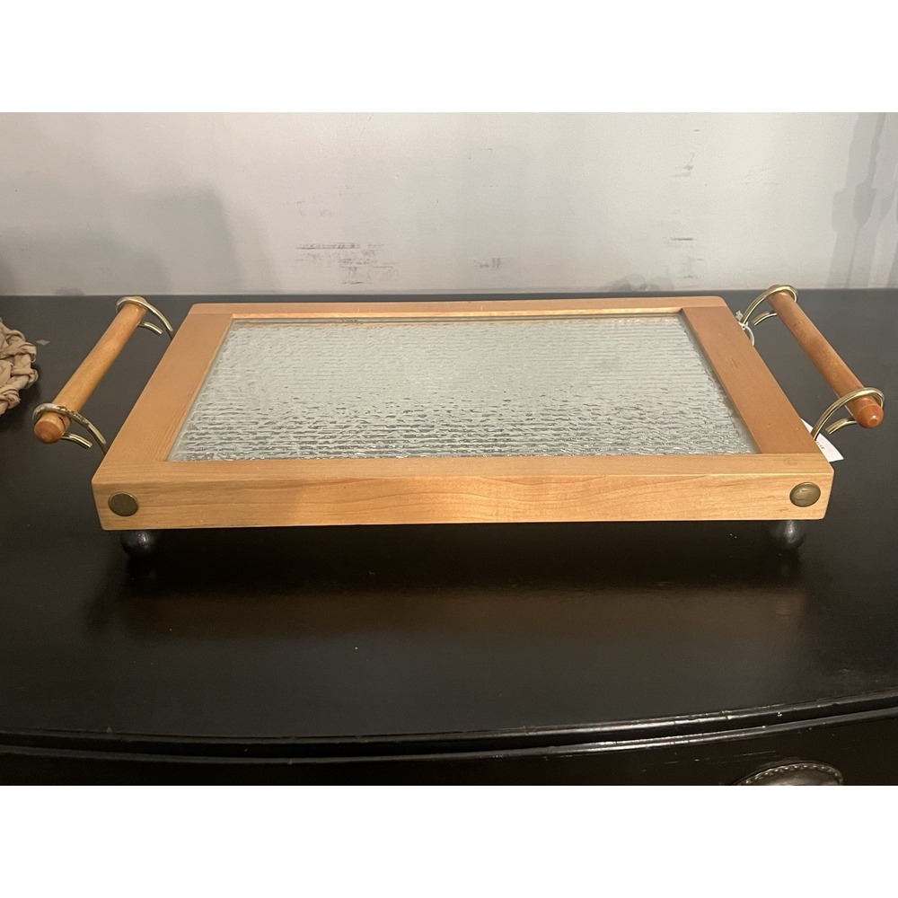 Mid Century Vintage Warming Tray No Plug EUC Could Be Used As Stand Alone Tray